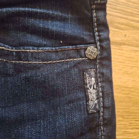 Y2K era Silver low rise jeans - Picture 4 of 9